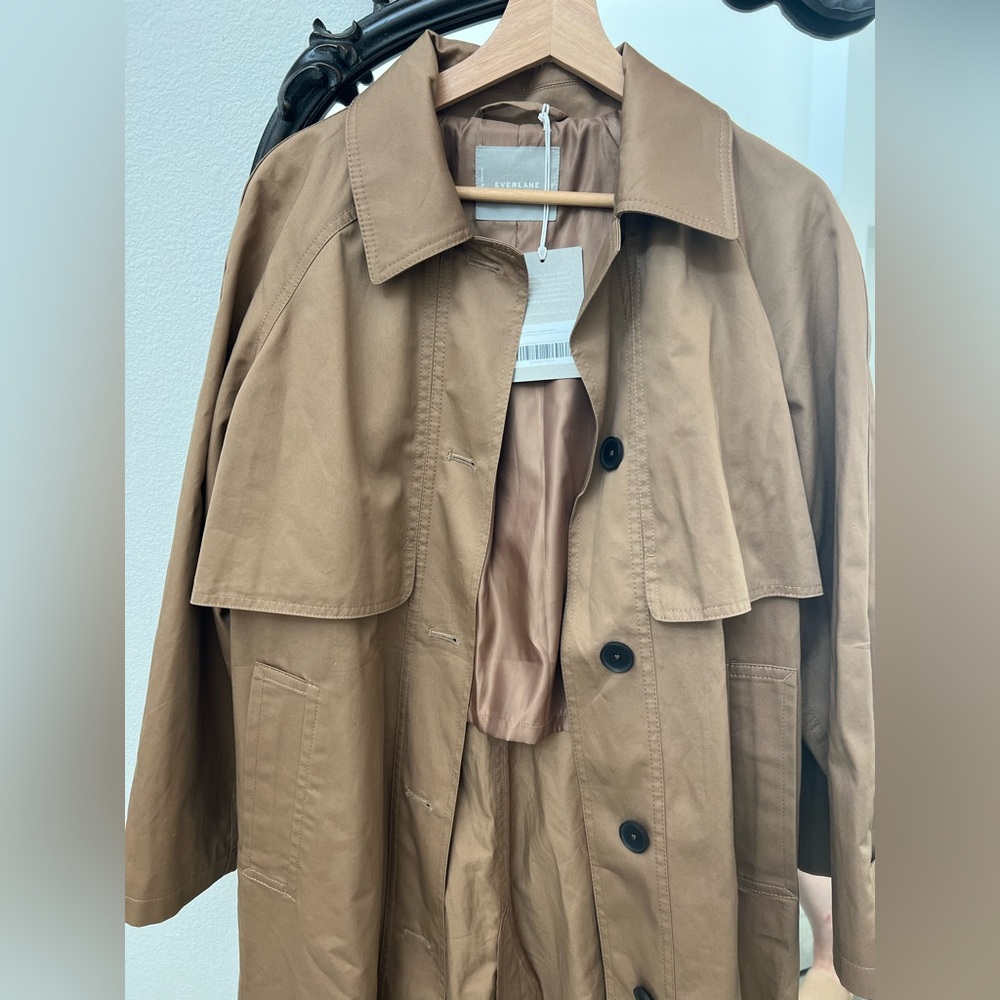 Everlane Brown The Long Mac Coat